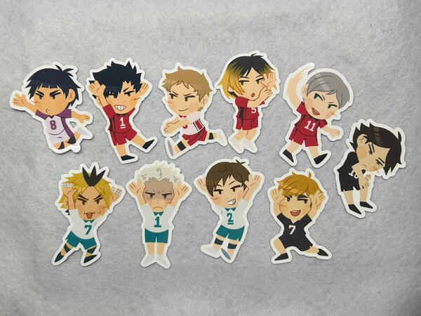 other haikyuu stickers
