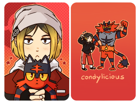 hq!! x pokemon - kenma photocard